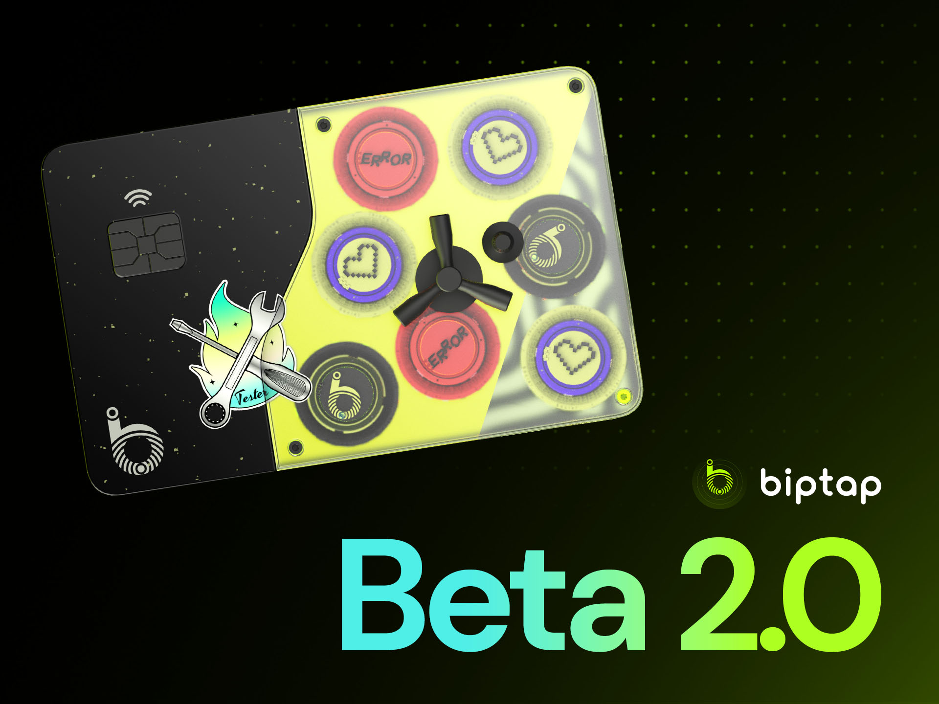 Biptap Beta 2.0 Crypto Card Rewards